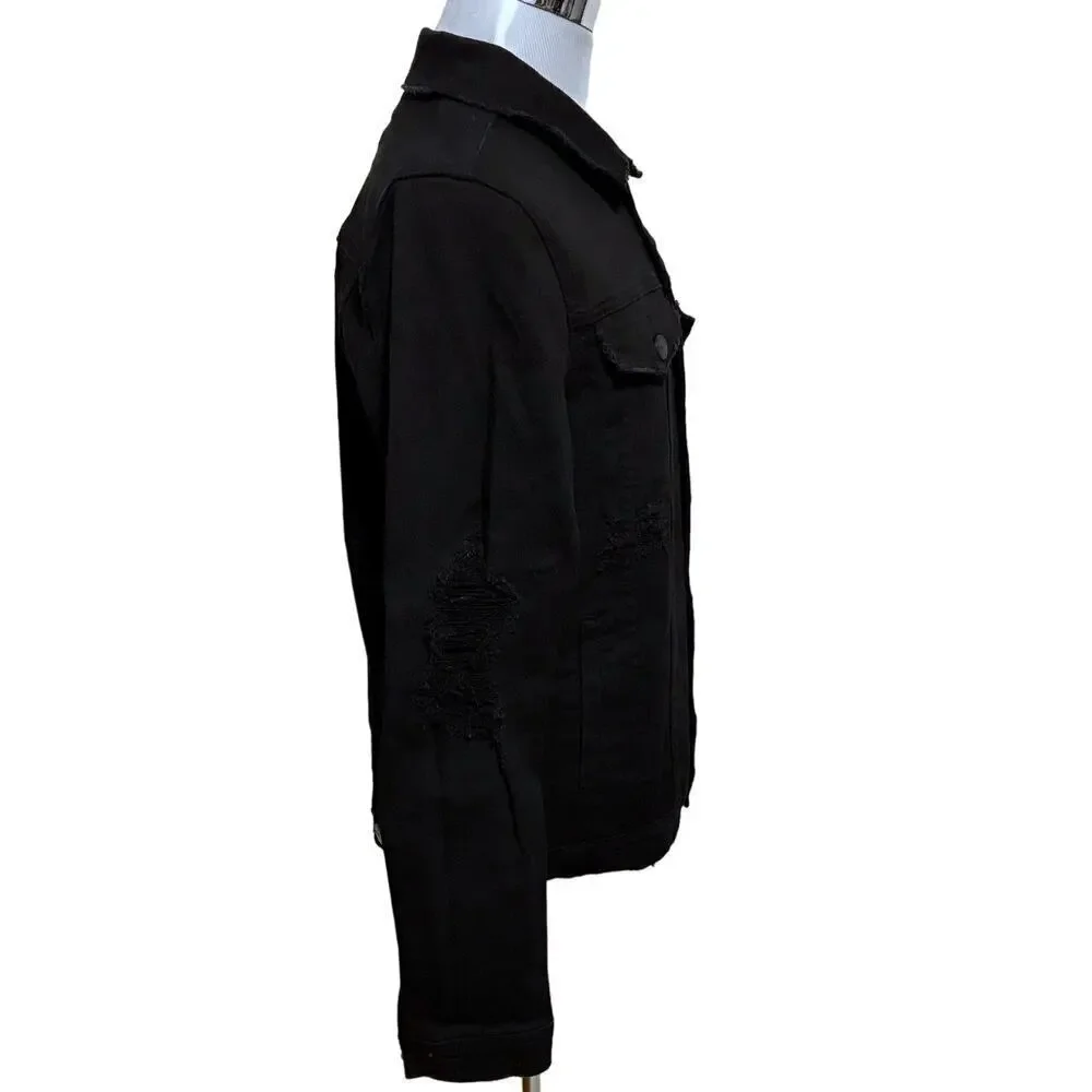 Preme NWOT Black Wash Jean Jacket Men M
